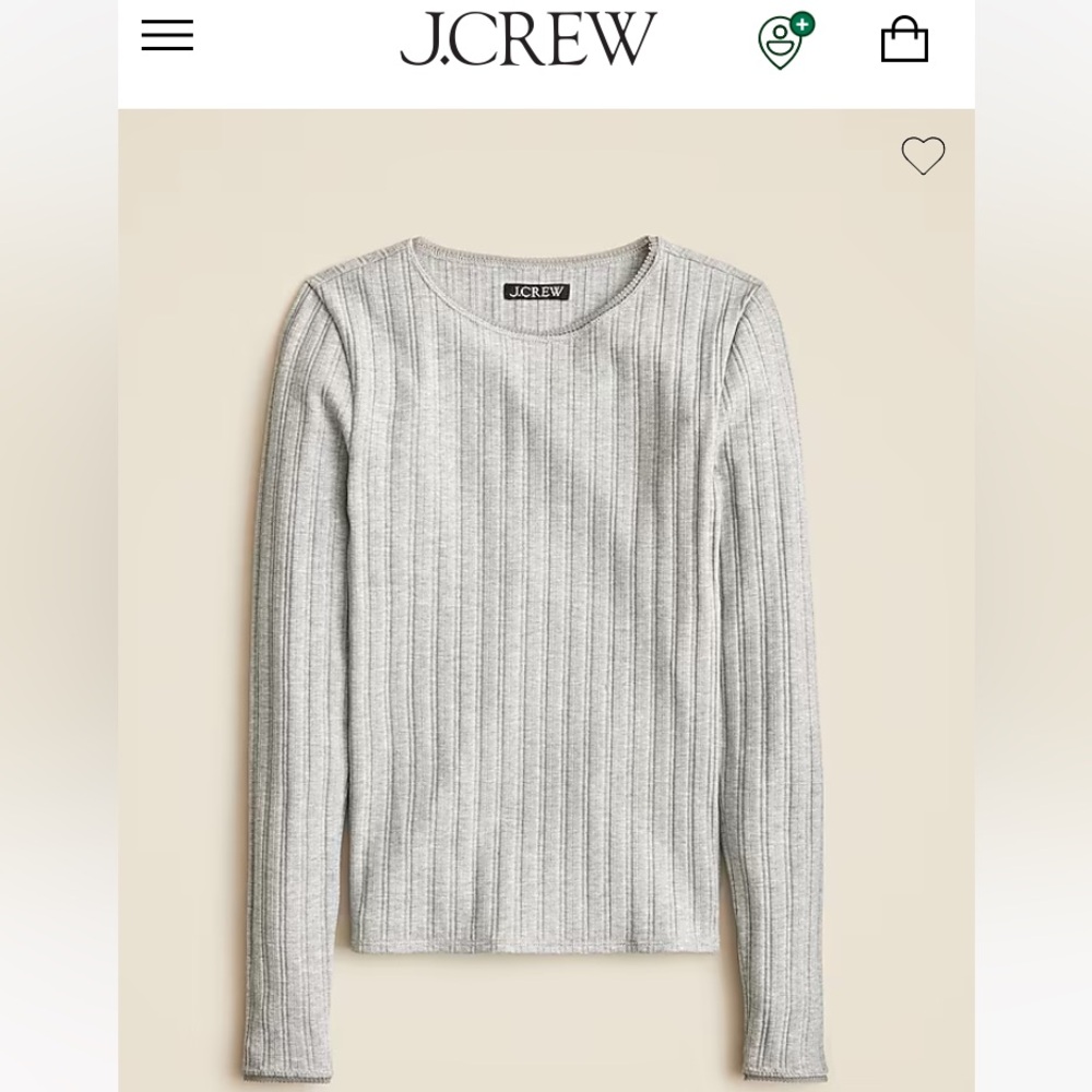 J. Crew Pointelle T-Shirt